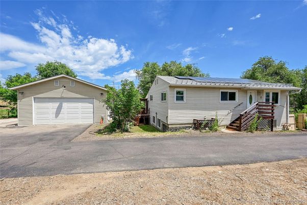 Detached Garage, Exterior, Solar Panels