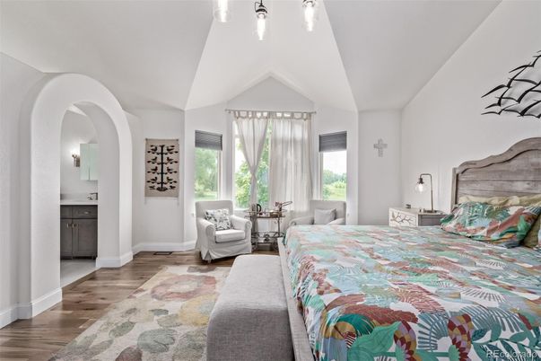 Bedroom, Interior, Wood Texture Flooring