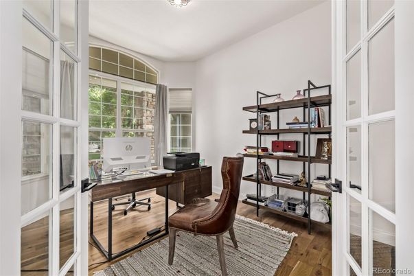 Home Office, Interior, Wood Texture Flooring