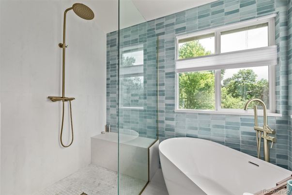 Bathroom, Free Standing Baths, Glass Shower, Interior