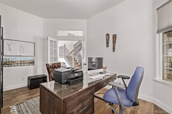 Home Office, Interior, Wood Texture Flooring