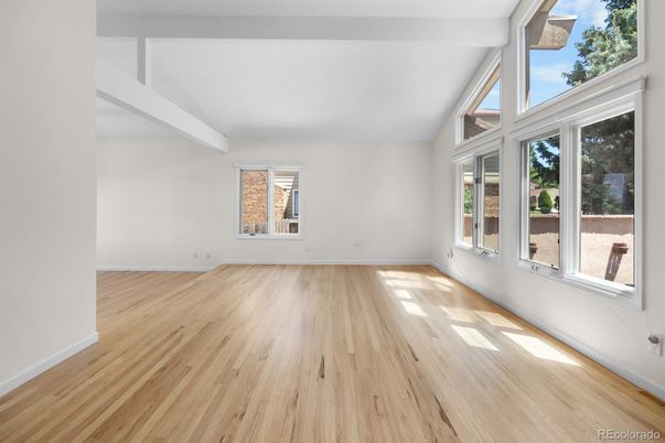 Empty room, Interior, Wood Texture Flooring