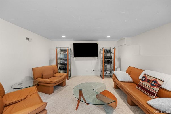 Interior, Living room, Recessed Lighting