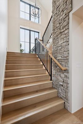 Interior, Pendant Lights, Stone Walls