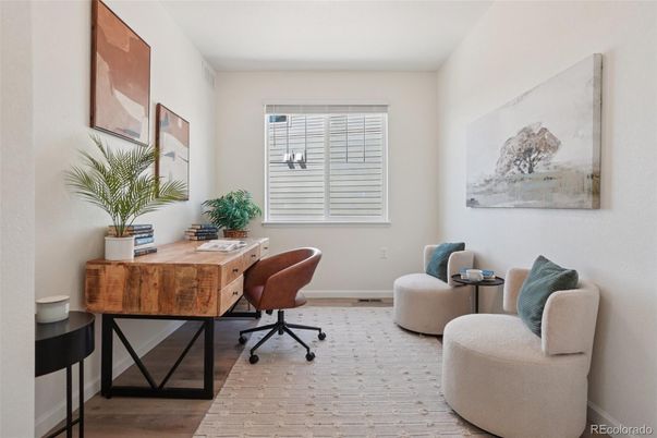 Home Office, Interior, Wood Texture Flooring