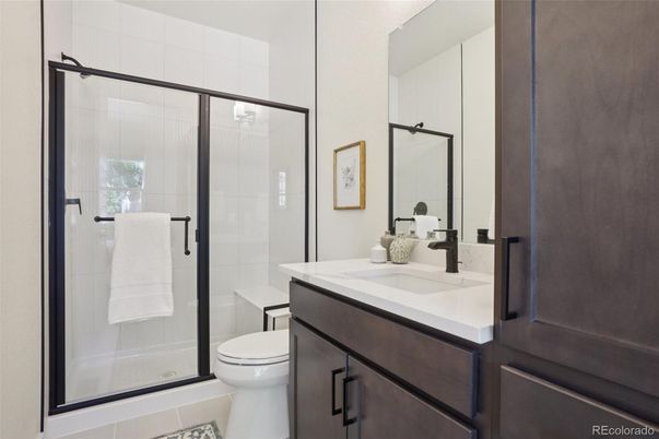 Bathroom, Glass Shower, Interior