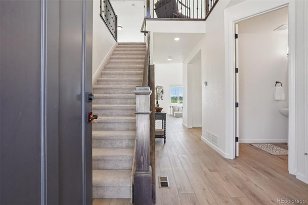 Interior, Recessed Lighting, Wood Texture Flooring