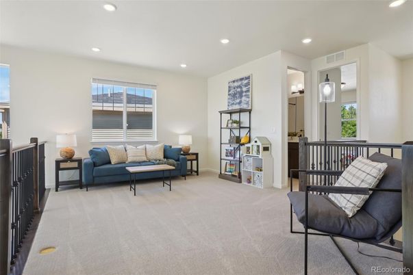 Interior, Living room, Recessed Lighting
