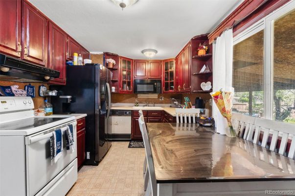 Dining room, Interior, Kitchen