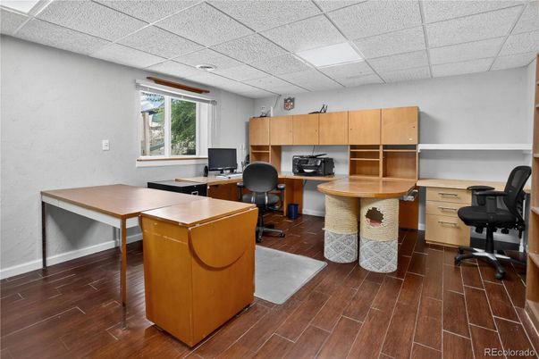 Home Office, Interior, Wood Texture Flooring