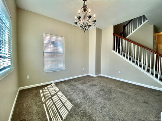Chandelier, Empty room, Interior
