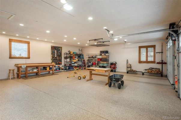 Garage, Interior, Recessed Lighting