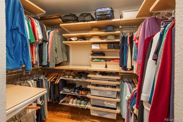 Interior, Walk-in Closets, Wood Texture Flooring