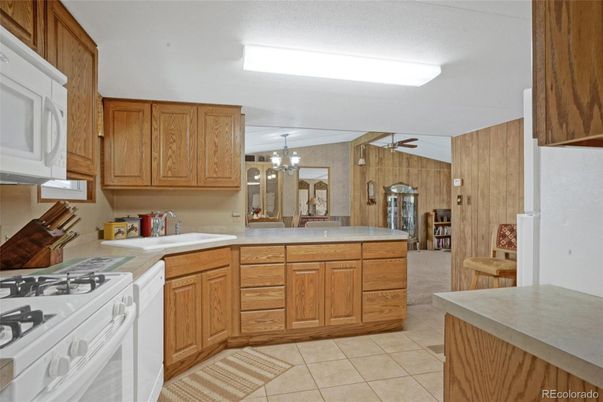 Interior, Kitchen, Wooden Walls