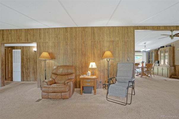 Chandelier, Dining room, Interior, Wooden Walls