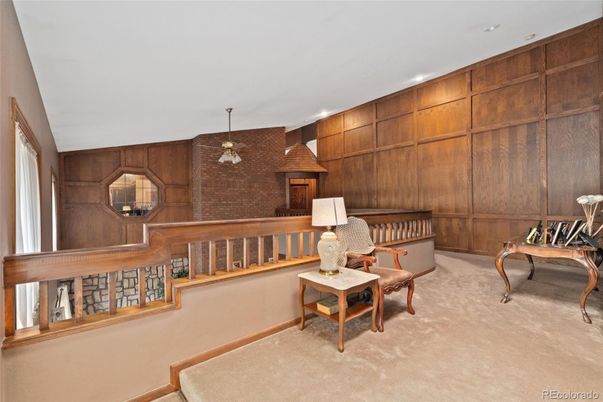 Interior, Recessed Lighting, Stone Walls, Wooden Walls