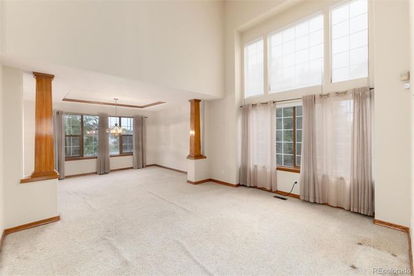 Chandelier, Empty room, Interior, Pendant Lights