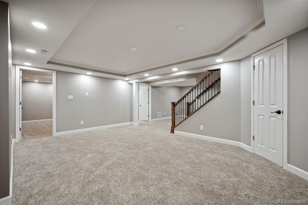 Empty room, Interior, Recessed Lighting