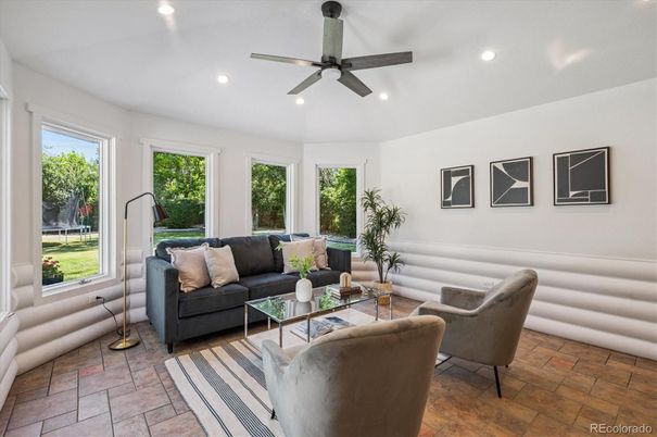 Interior, Living room, Recessed Lighting