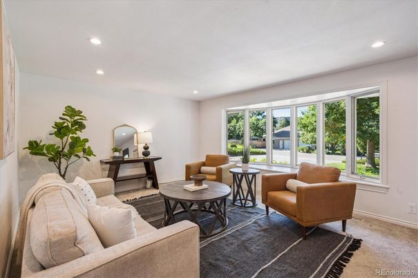 Interior, Living room, Recessed Lighting