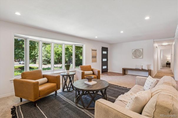 Interior, Living room, Recessed Lighting