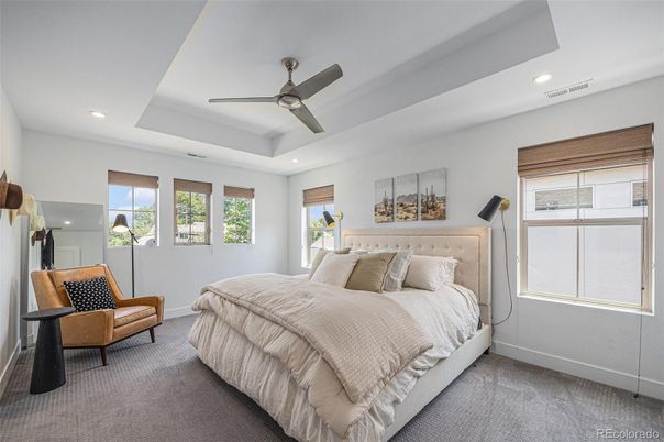 Bedroom, Interior, Recessed Lighting