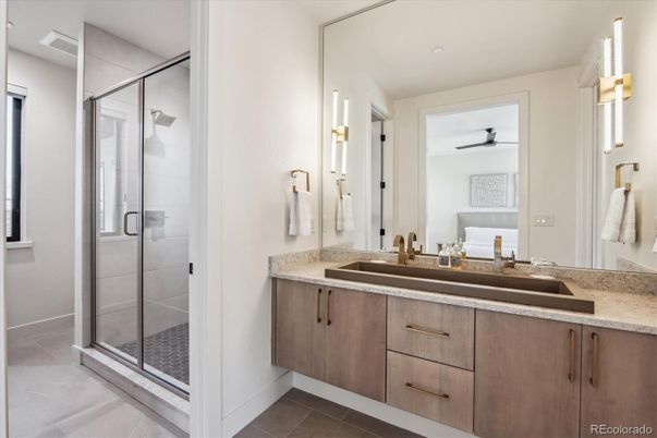 Bathroom, Glass Shower, Interior