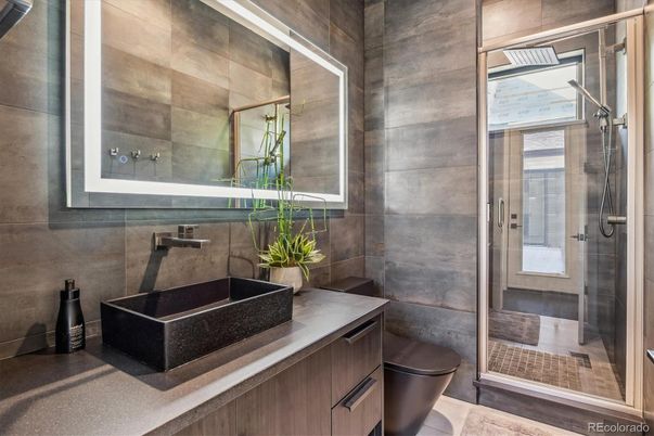 Bathroom, Glass Shower, Interior