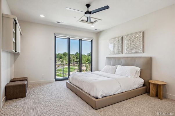 Bedroom, Interior, Recessed Lighting