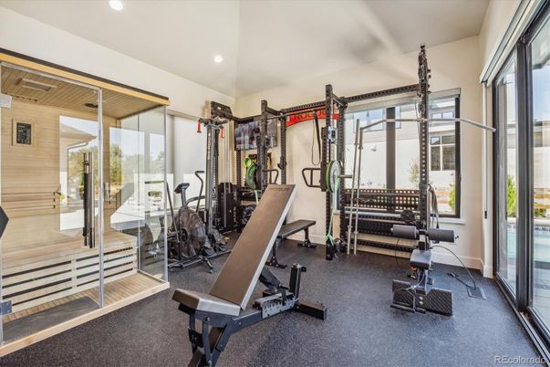Fitness Equipment, Interior, Recessed Lighting