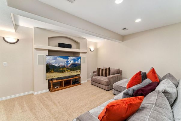 Interior, Living room, Recessed Lighting