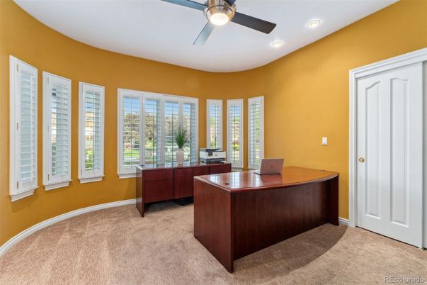 Home Office, Interior, Recessed Lighting