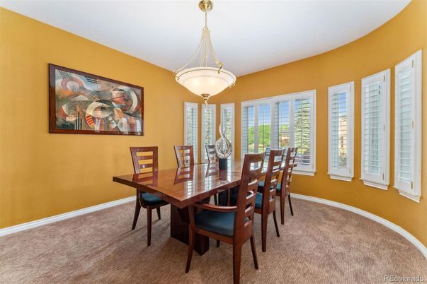 Dining room, Interior