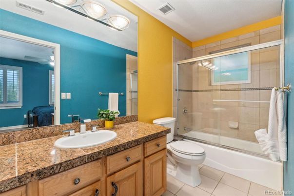 Bathroom, Dual Sink Vanities, Glass Shower, Interior