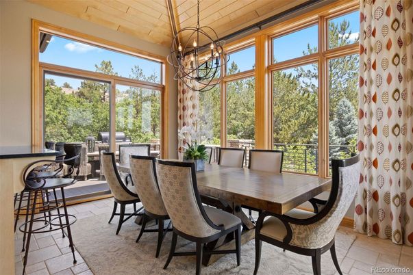 Chandelier, Dining room, Interior, Pendant Lights, Sun Room
