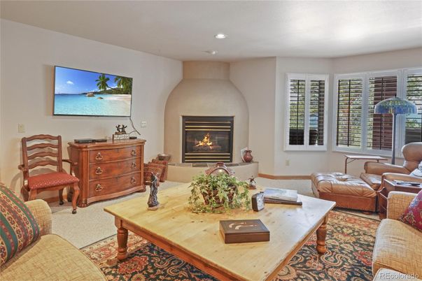 Fireplace, Interior, Living room, Recessed Lighting
