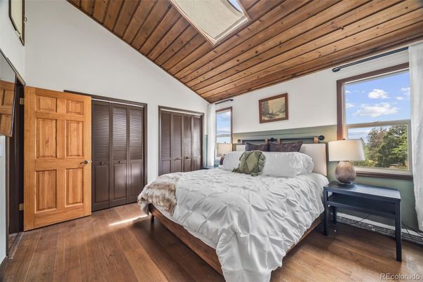 Bedroom, Interior, Wooden Ceilings, Wood Texture Flooring