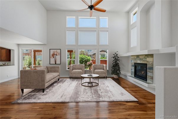 Fireplace, Interior, Living room, Wood Texture Flooring