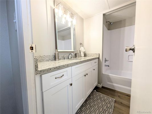 Bathroom, Interior, Wood Texture Flooring