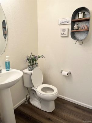 Bathroom, Interior, Wood Texture Flooring