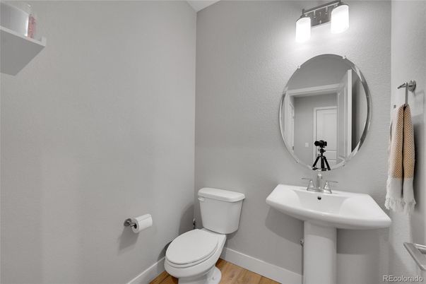 Bathroom, Interior, Wood Texture Flooring