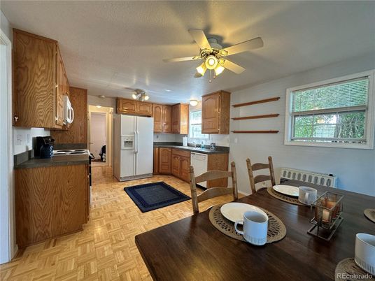 Dining room, Interior, Kitchen, Wood Texture Flooring