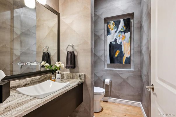 Bathroom, Interior, Wood Texture Flooring