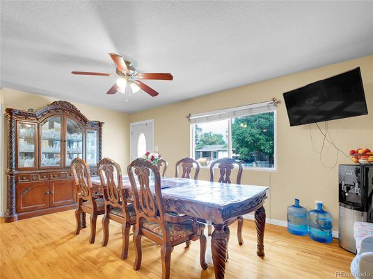 Dining room, Interior, Wood Texture Flooring