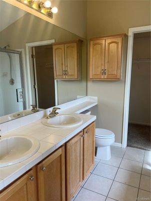 Bathroom, Dual Sink Vanities, Interior, Tile Countertops