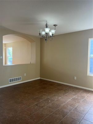 Chandelier, Empty room, Interior