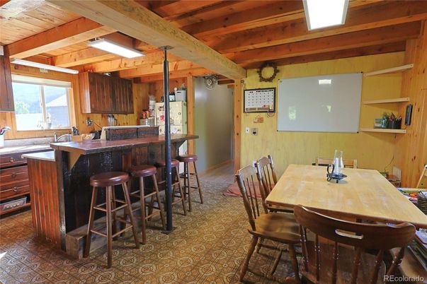 Dining room, Interior, Kitchen, Wooden Beams, Wooden Ceilings, Wooden Walls