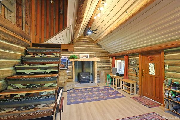 Fireplace, Interior, Wood Texture Flooring, Wooden Walls