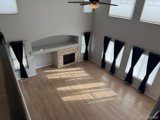 Fireplace, Interior, Wood Texture Flooring