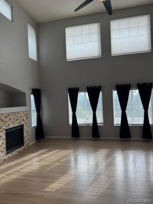 Fireplace, Interior, Wood Texture Flooring